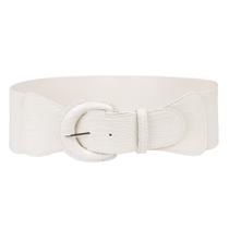 Cinto elástico feminino de cintura larga GRACE KARIN XL branco