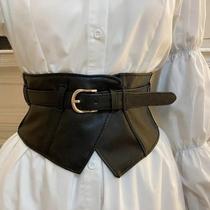 Cinto Elástico Largo Preto para Vestidos - Moda Feminina