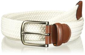 Cinto elástico masculino Perry Ellis White Small 30-32