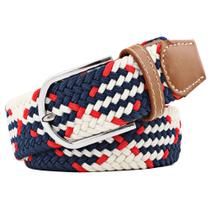 Cinto elástico trançado Huyfhksd Mixed Color para homens e mulheres Cinto elástico trançado Huyfhksd Mixed Color para homens e mulheres