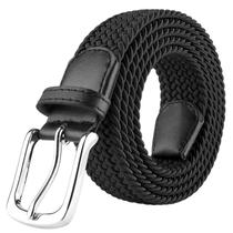 Cinto Elástico Trançado JUKMO - Preto - Tamanho Pequeno