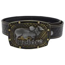 Cinto em couro com fivela country SV0646
