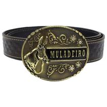 Cinto em couro com fivela country SV0647