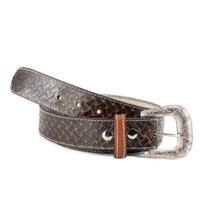 Cinto Em Couro Masculino Feminino Country Fivela Removível