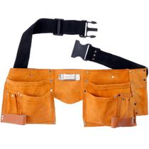 Cinto em Couro para Ferramentas com 11 Bolsos 9FT EDA Cinto em Couro para Ferramentas com 11 Bolsos 9FT EDA