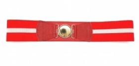 Cinto faixa de elástico feminino listrada ED010