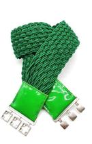 Cinto faixa elástico trançado feminino vestido K00759el