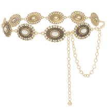 Cinto Feminino Boho XZQTIVE - Estilo Corrente para Vestidos e Jeans
