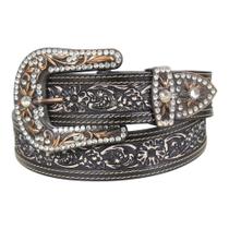 Cinto Feminino Bordado Preto Cow Way 39522 Cinto Feminino Bordado Preto Cow Way 39522