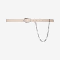 Cinto Feminino Com Corrente Bege