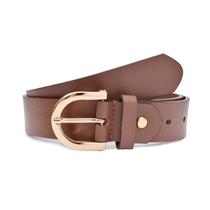 Cinto Feminino Conhaque Bolonha em Couro DIfranca - 35524 Cinto Feminino Conhaque Bolonha em Couro DIfranca - 35524