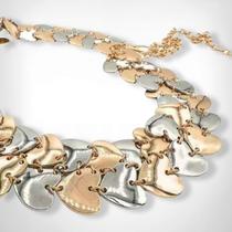 Cinto Feminino Corações Metal Dourado Corrente Ajustavel Cinto Feminino Corações Metal Dourado Corrente Ajustavel