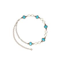 Cinto Feminino Corrente Com Pedrarias Boho Chic