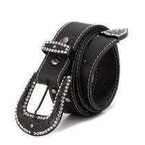 Cinto Feminino Country Floral Cravejado Pedraria De Couro Cinto Feminino Country Floral Cravejado Pedraria De Couro