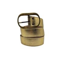 Cinto feminino couro dourado qualidade MA988