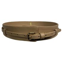 Cinto Feminino Couro Legítimo Bege Claro Casual Elegante Social Vestido Cinto Feminino Couro Legítimo Bege Claro Casual Elegante Social Vestido