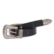 Cinto Feminino Couro Ponteira de Metal Lucille