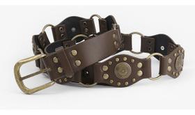 Cinto Feminino Couro Pu Boho Chic Tendencia Moda Country Top