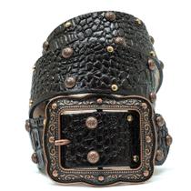 Cinto Feminino Croco em Couro Legítimo Rico em Detalhes Moderno da Marca Atrevidu's Country Cinto Feminino Croco em Couro Legítimo Rico em Detalhes Moderno da Marca Atrevidu's Country
