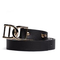 Cinto Feminino Dakota Couro Fivela Preto Cinto Feminino Dakota Couro Fivela Preto