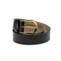 Cinto Feminino Dakota Couro Preto Fivela Ferradura Metalizada Dourada 3 cm Cinto Feminino Dakota Couro Preto Fivela Ferradura Metalizada Dourada 3 cm