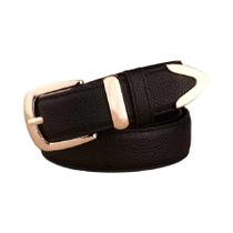 Cinto Feminino De Couro Branco De Alta Qualidade Com Fivela Vintage Para Calças