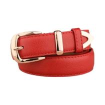Cinto Feminino De Couro Branco De Alta Qualidade Com Fivela Vintage Para Calças