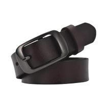 Cinto Feminino De Couro Genuíno Casual Versátil Cor Pura Para Jeans Qualidade Superior WH001 Cinto Feminino De Couro Genuíno Casual Versátil Cor Pura Para Jeans Qualidade Superior WH001