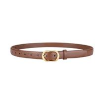 Cinto Feminino De Couro PU Com Fivela Dourada Estilo Retrô Acessório De Moda Versátil
