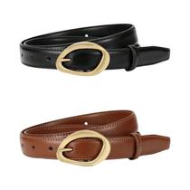 Cinto Feminino Elegante Com Fivela De Agulha Estilo Coreano Versátil Para Jeans