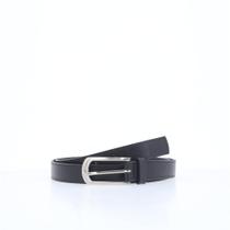 Cinto Feminino em Couro com Fivela Prateada