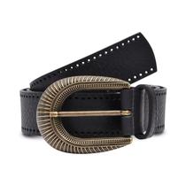 Cinto Feminino Em Couro Soleta Casual DIfranca - 35533 - Preto Cinto Feminino Em Couro Soleta Casual DIfranca - 35533 - Preto