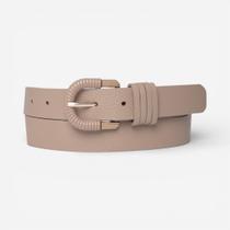 Cinto Feminino Fivela Detalhada Bege Cinto Feminino Fivela Detalhada Bege