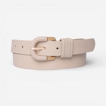 Cinto Feminino Fivela Detalhada Off White Cinto Feminino Fivela Detalhada Off White