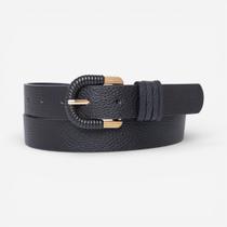 Cinto Feminino Fivela Detalhada Preto Cinto Feminino Fivela Detalhada Preto