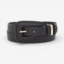 Cinto Feminino Fivela Encapada Preto Cinto Feminino Fivela Encapada Preto