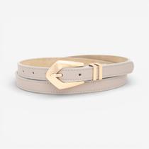 Cinto Feminino Fivela Geométrica Gelo