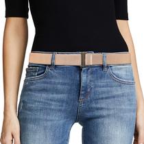 Cinto feminino JASGOOD No Show Stretch Invisible Elástico Caqui