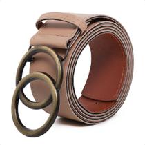 Cinto Feminino Nude Argola Dupla Blogueira Tendência 2024 Cinto Feminino Nude Argola Dupla Blogueira Tendência 2024