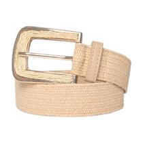 Cinto Feminino Palha Elástico Fivela Cinto Feminino Palha Elástico Fivela