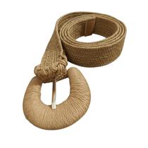 Cinto Feminino Palha Elástico Fivela