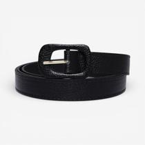 Cinto Feminino Plus Size Em Couro Preto Cinto Feminino Plus Size Em Couro Preto