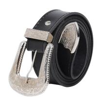 Cinto Feminino Preto Country Cowboy Pluz Size