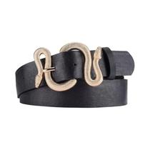 Cinto Feminino Retrô De Couro PU Com Fivela De Cobra Para Vestidos, Jeans E Presentes