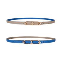 Cinto Feminino Slim Dupla Face Versátil Para Vestidos E Jeans, Estilo Moderno