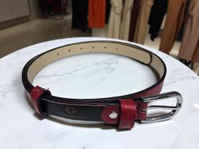 Cinto Feminino Social Casual Top Fivela Prata Chris Helena