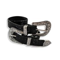 Cinto Feminino Strass Brilho Fivela Dupla Festa Social Cinto Feminino Strass Brilho Fivela Dupla Festa Social