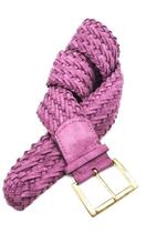 Cinto feminino trançado roxo RO308 Cinto feminino trançado roxo RO308