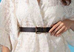 Cinto Feminino WJ Básico Com Três Passantes- preto