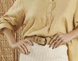 Cinto Feminino WJ - caramelo